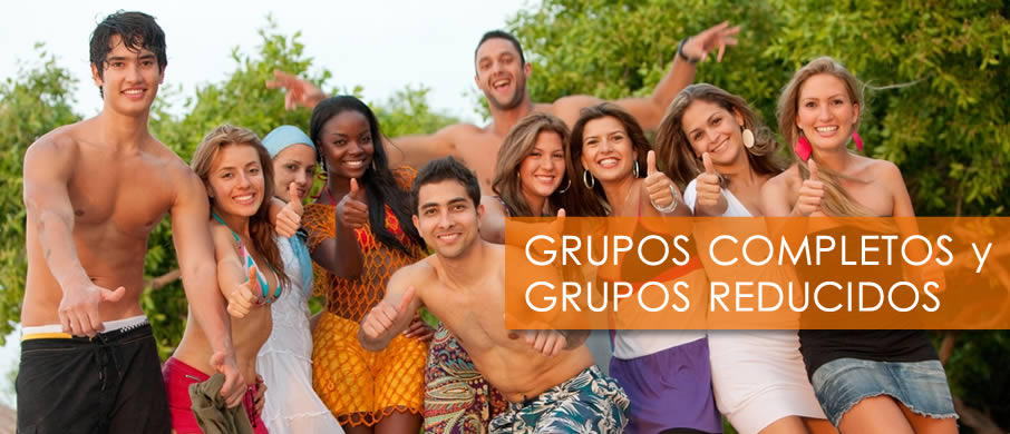 A parte de grupos completos, también os ofrecemos, para casi todos los destinos, grupos reducidos